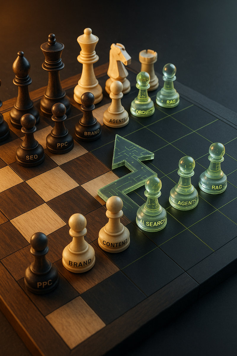 What are the strategic implications for business models in the AI Search Revolution