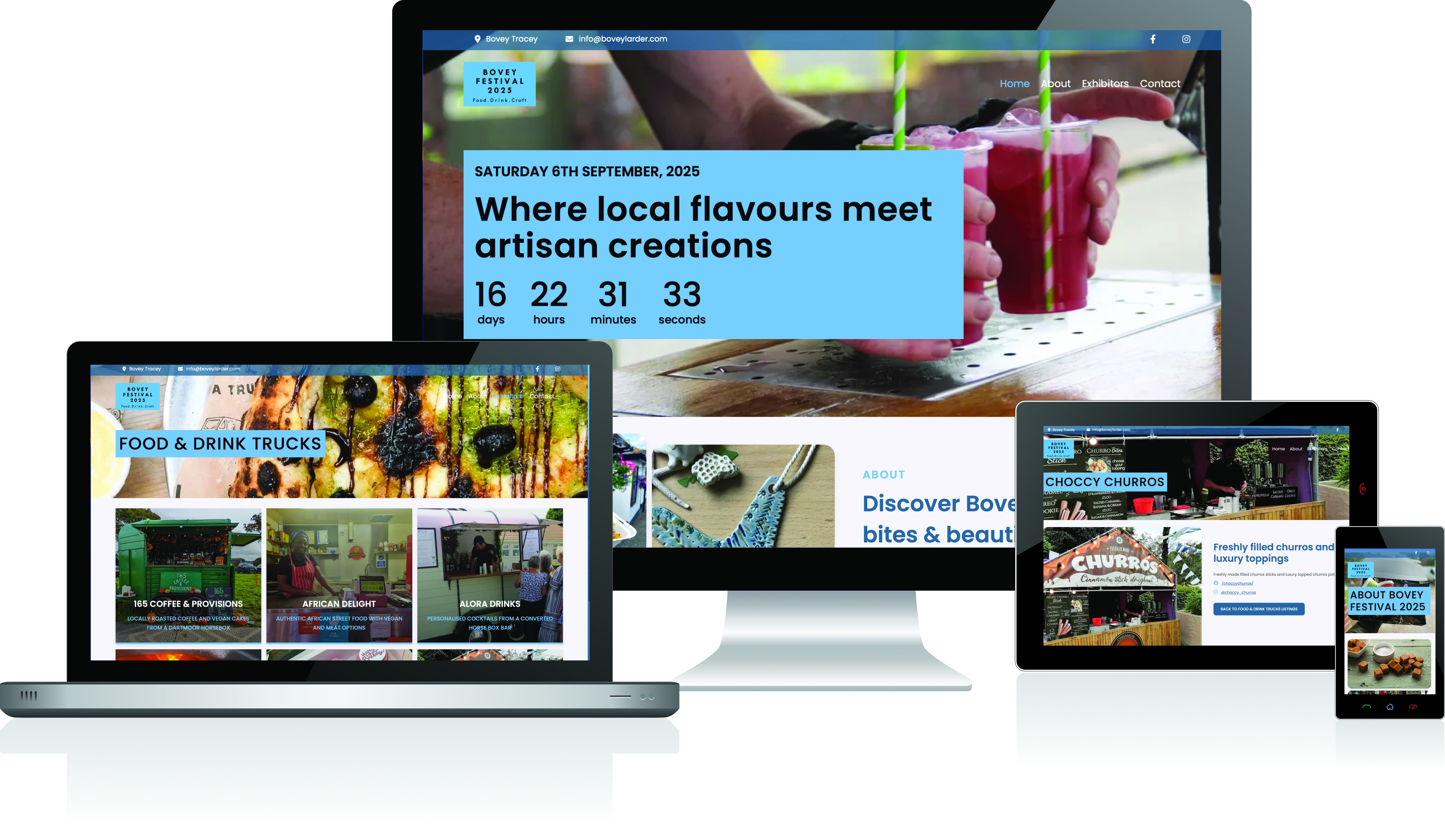 Client Story: Bovey Tracey Food, Drink and Craft Festival a showcase site that puts exhibitors first